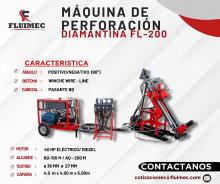 MAQUINA PERFORADORA FL - 200 PARA ESTUDIOS GEOLOGICOS 